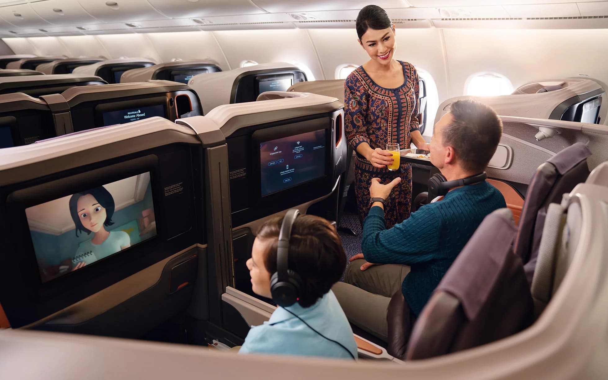 Singapore Airlines cabin