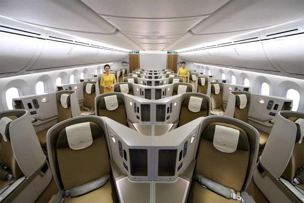 Khoang thương gia của Vietnam Airlines