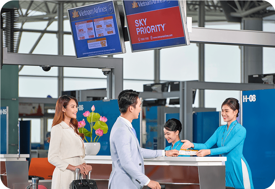 Dịch vụ mặt đất hạng Thương gia Vietnam Airlines
