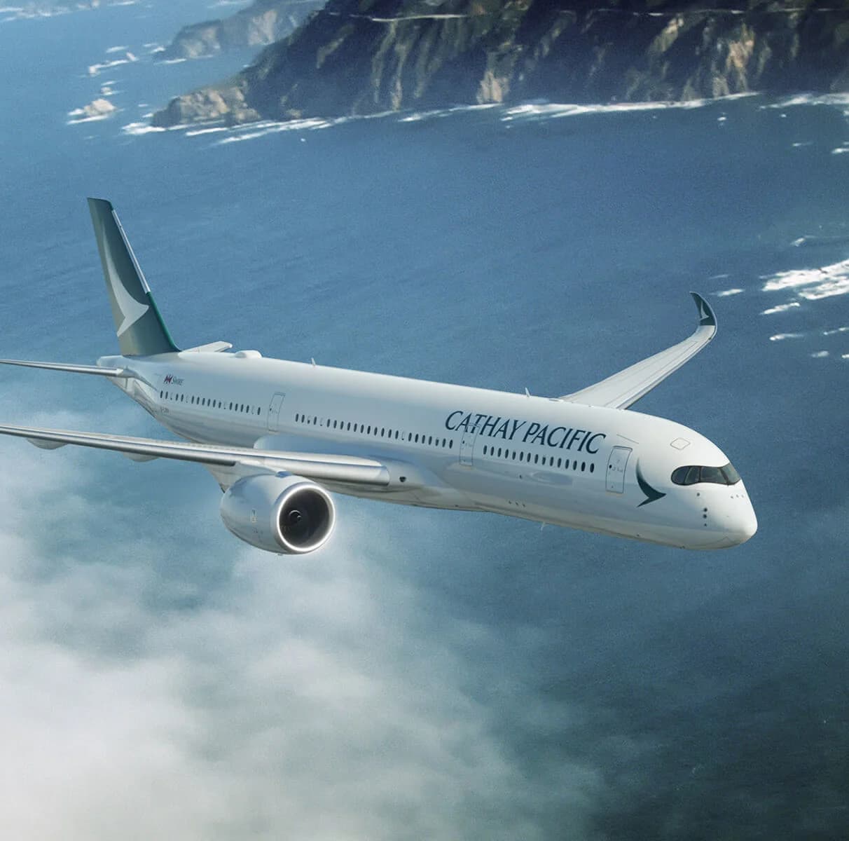 Cathay Pacific aircraft in flight