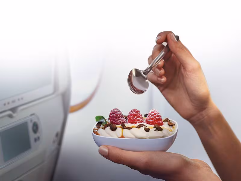 Món ăn Emirates economy