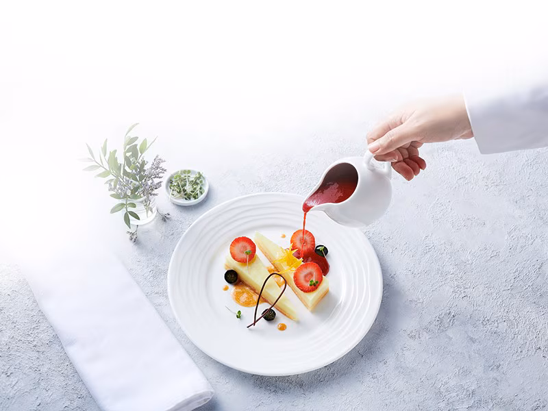 Món tráng miệng first class Emirates